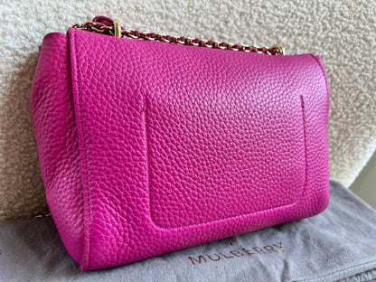 Mulberry Regular Lily in Mulberry Pink Heavy Grain (RRP £995)