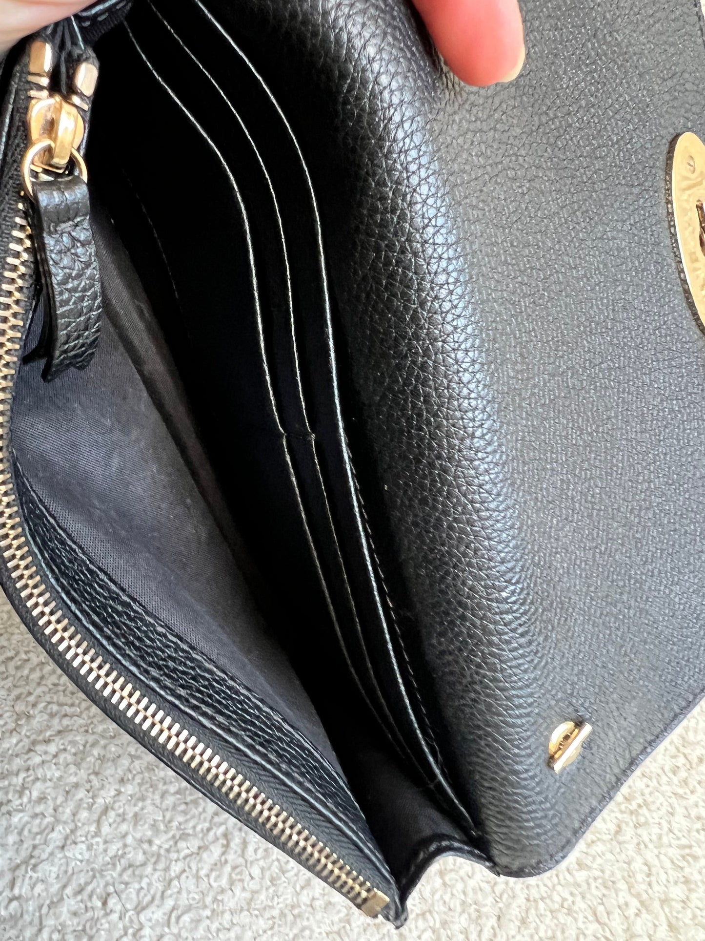 Mulberry Black Bayswater Clutch (RRP £495)