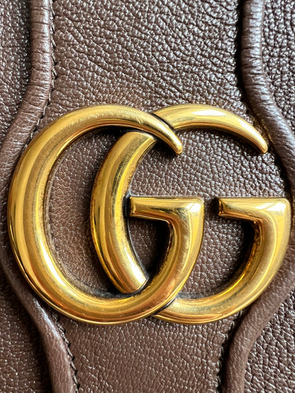 Gucci Brown Large Aphrodite Shoulder Bag (RRP £1760)