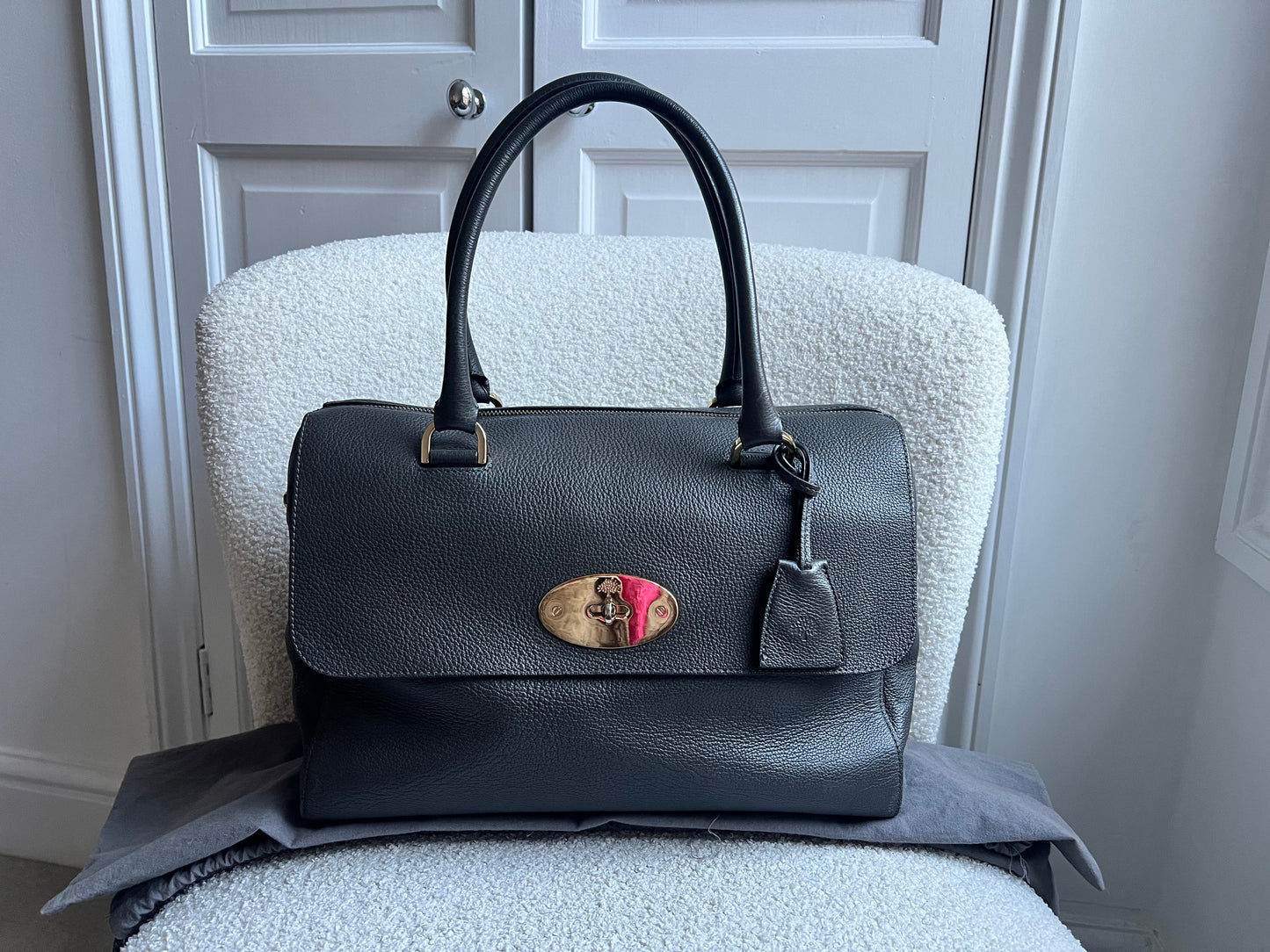 Mulberry Grey Medium Del Rey (RRP £1100)