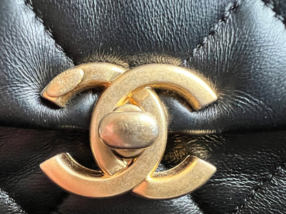 Chanel Candy Chain Mini Flap in Black Lambskin