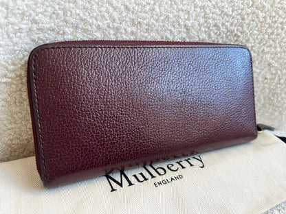 Mulberry Oxblood Continental Wallet (RRP £345)