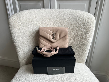 Yves Saint Laurent (YSL) Pale Pink Toy Lou Lou with Silver Hardware (RRP £1,380)