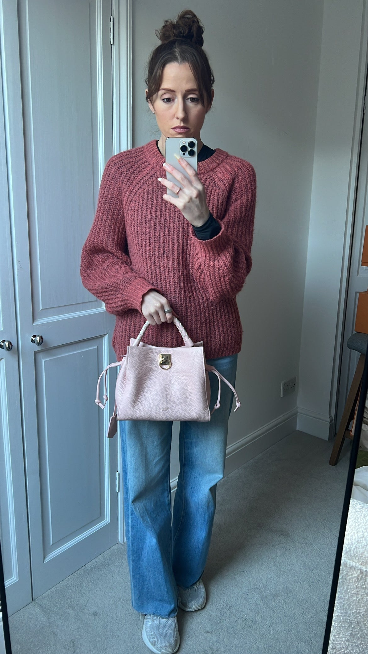 Mulberry Small Powder Pink Iris (RRP £1,250)
