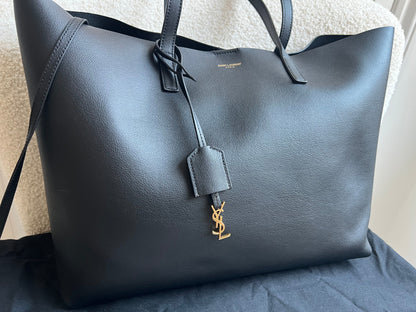 Yves Saint Laurent (YSL) Black E/W Shopping Tote (RRP £1115)