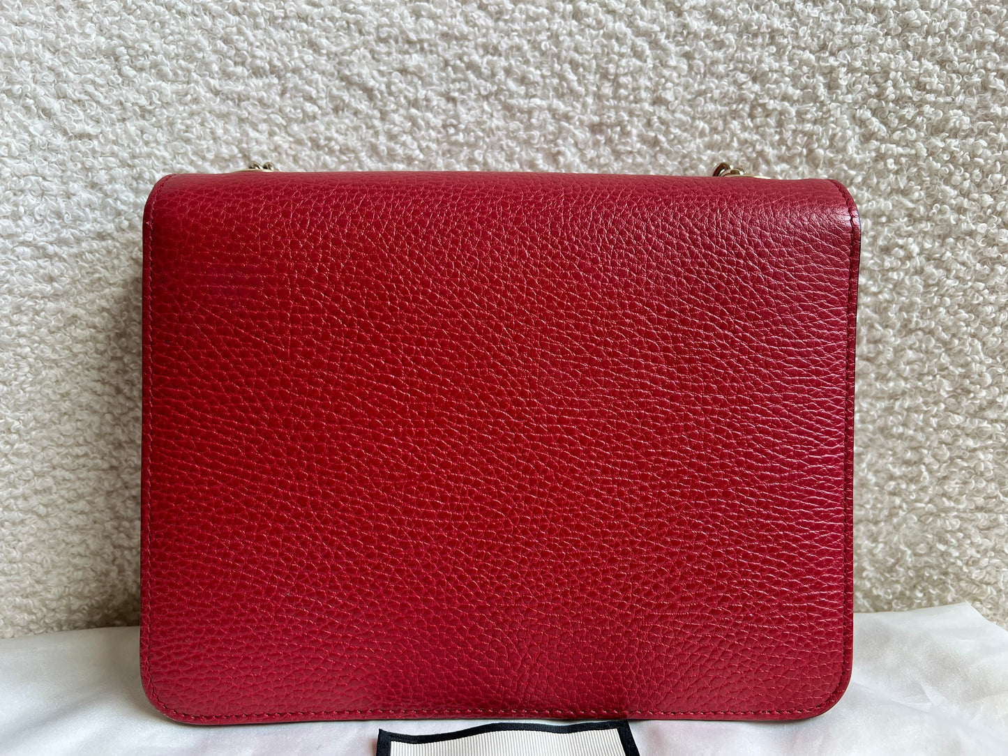 Gucci Interlocking GG Red Small Shoulder Bag