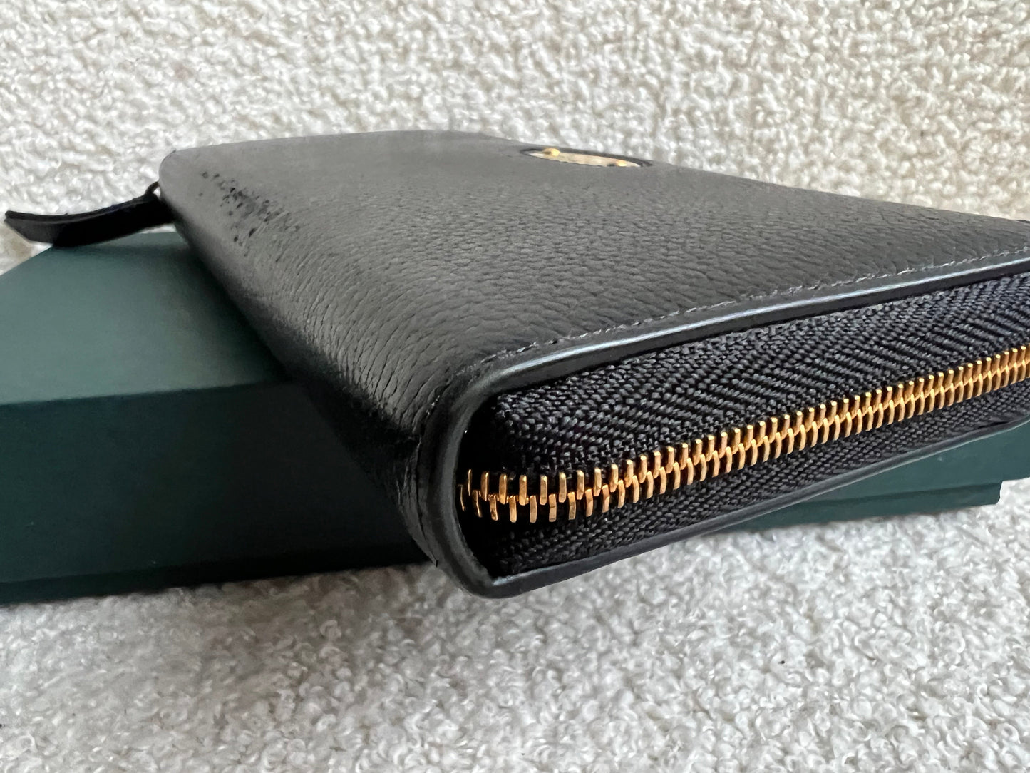 Mulberry Black Plaque Continental Wallet (RRP £375)