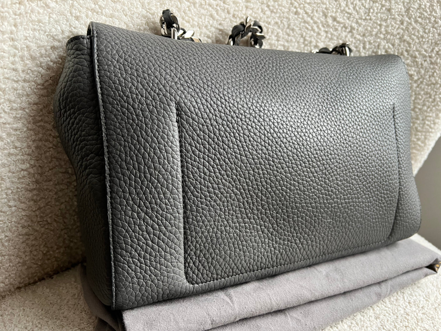 Mulberry Charcoal Grey Medium Top Handle Lily (RRP £1075)