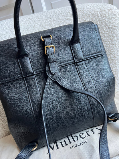 Mulberry Black Bayswater Backpack (RRP £995)