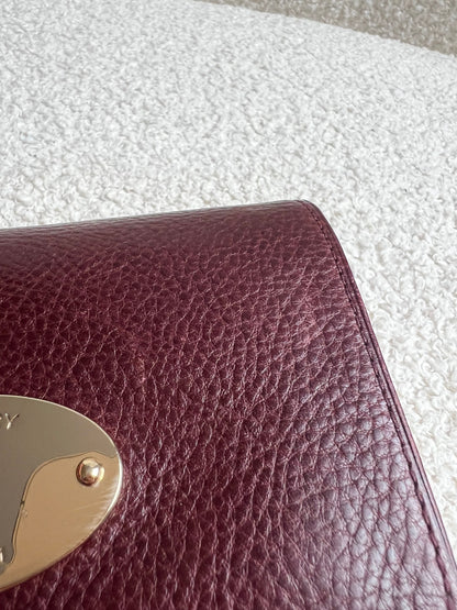 Mulberry Oxblood French Purse (RRP £295)
