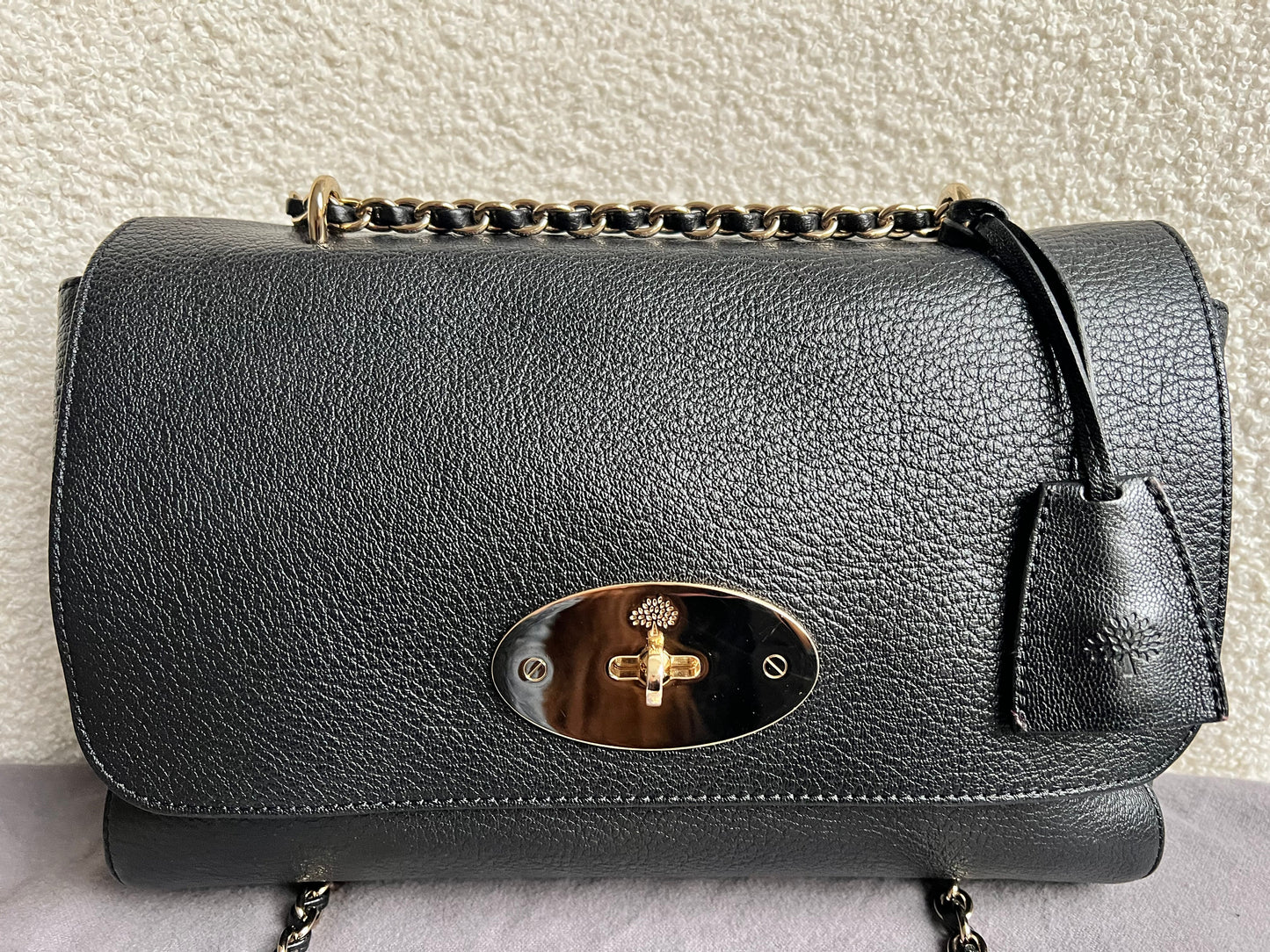 Mulberry Black Medium Lily with Gold Hardware (RRP £1195)