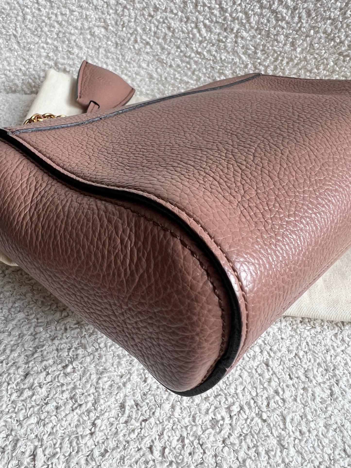 Mulberry Dark Blush Regular Lily with Gold Hardware (RRP £995)