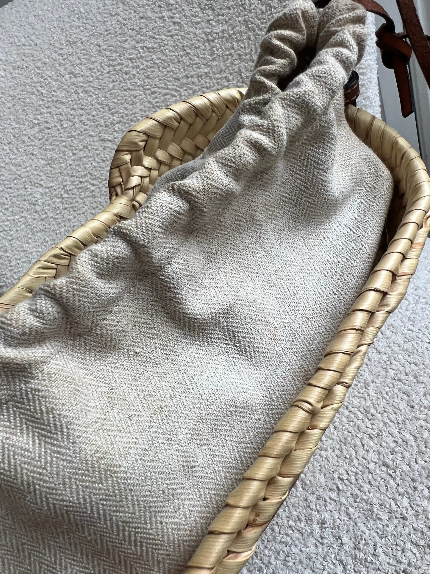 Loewe Drawstring bucket basket bag (RRP £450)
