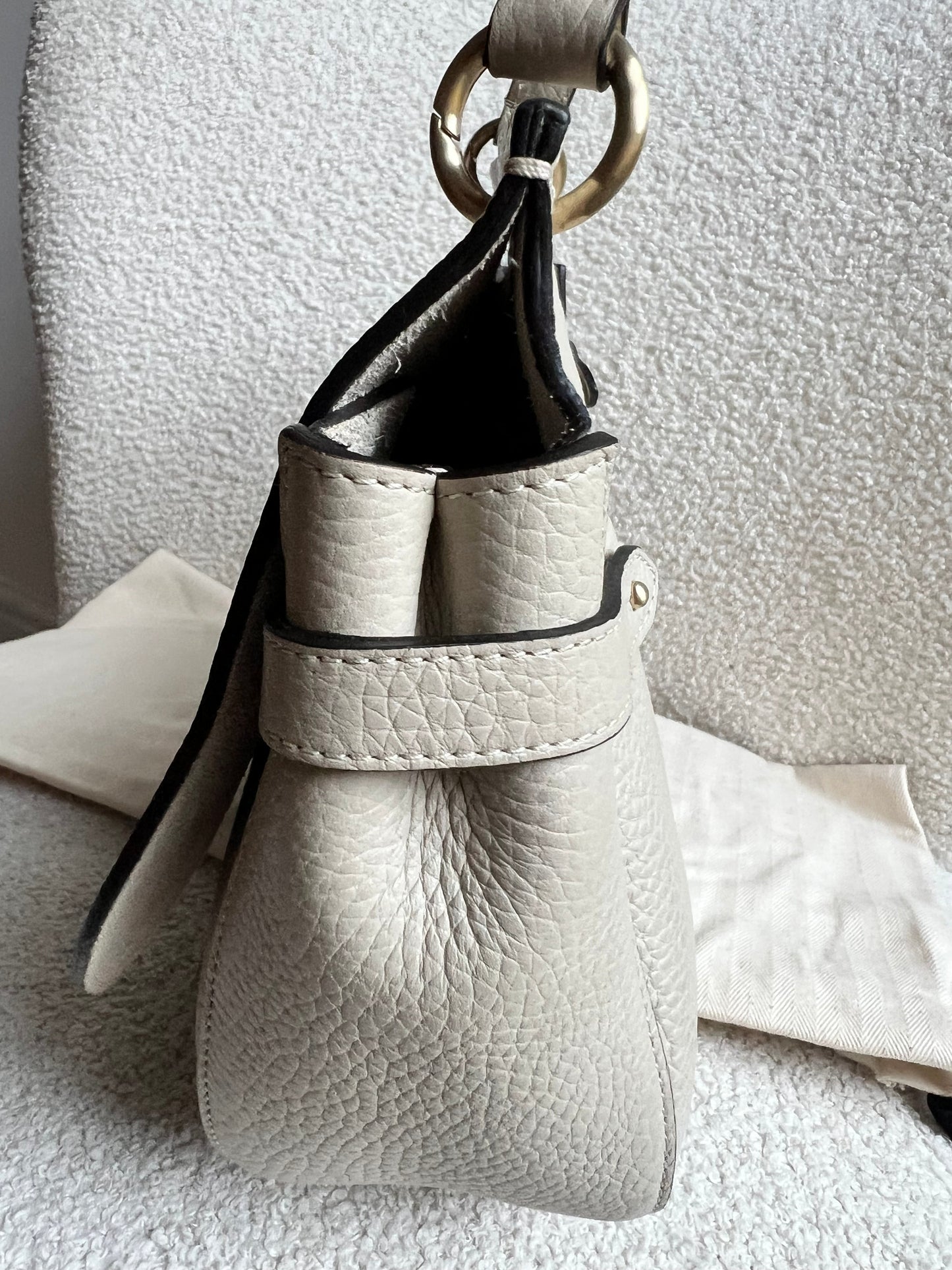 Mulberry Chalk Soft Amberley Satchel (RRP £1,195)