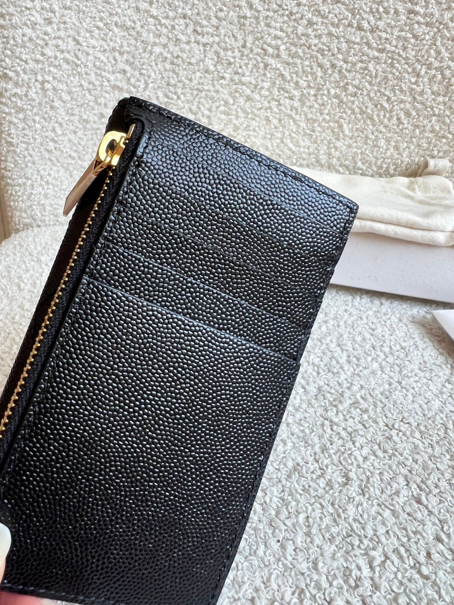 Yves Saint Laurent (YSL) Cassandre Matelasse Fragments Flap Card Case (RRP £355)