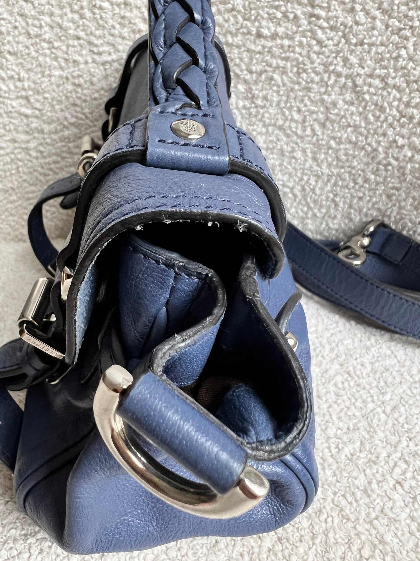 Mulberry Slate Blue Mini Alexa (RRP £850)