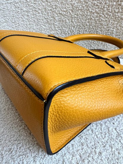 Mulberry Deep Amber Micro Zipped Bayswater (RRP £795)