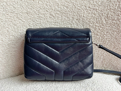 Yves Saint Laurent (YSL) Navy Blue Toy Lou Lou (RRP £1350)