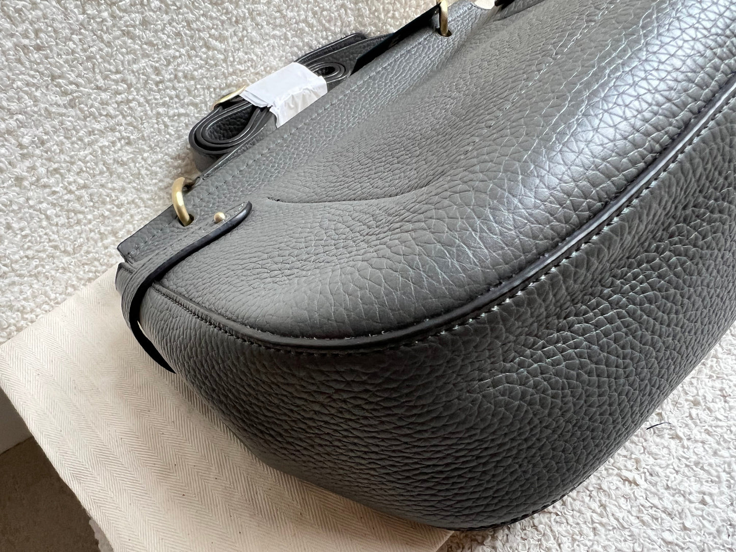 Mulberry Grey Soft Amberley Satchel (RRP £1,195)
