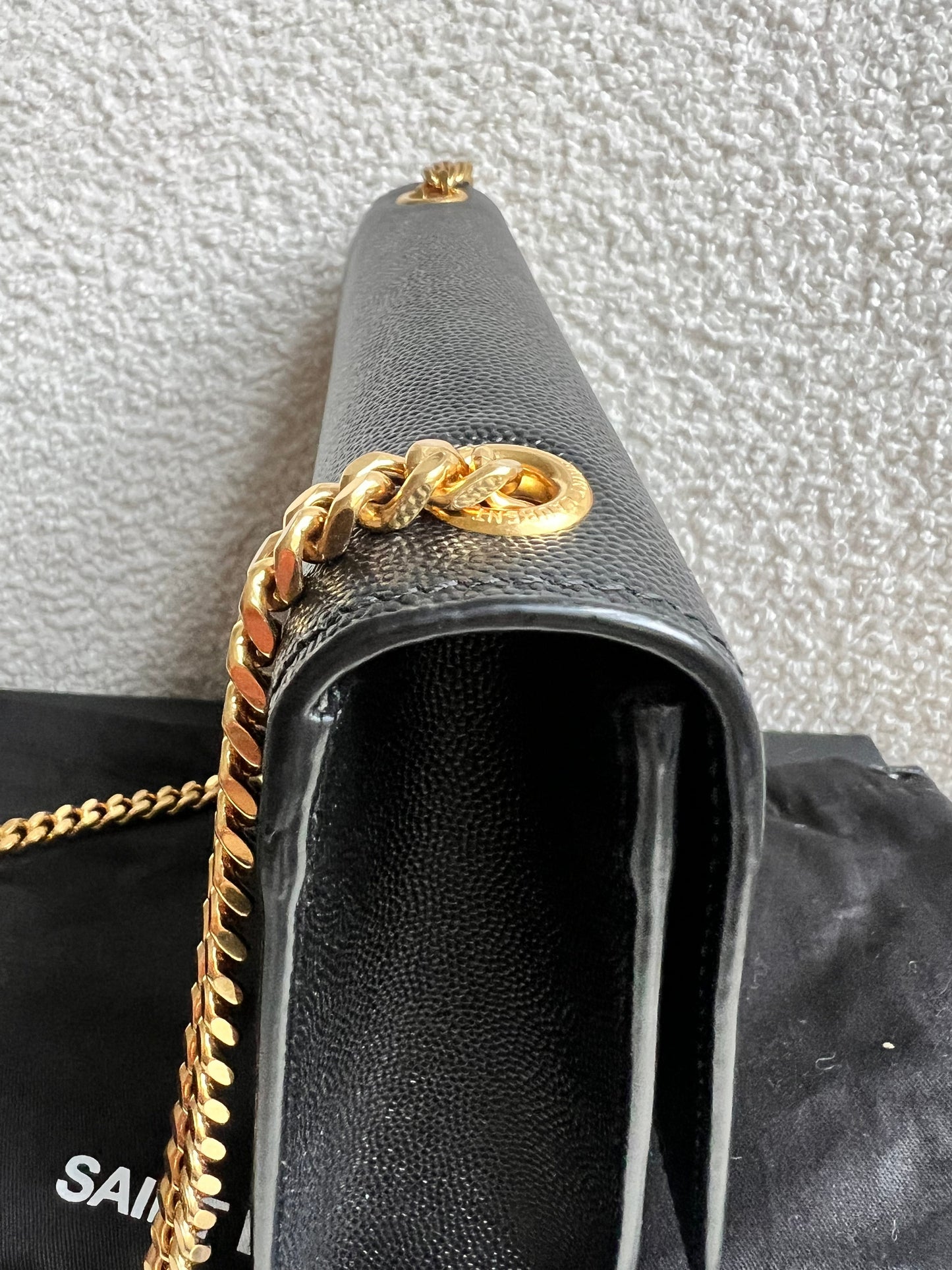 Yves Saint Laurent (YSL) Black Small Kate with Gold Hardware (RRP £1,550)