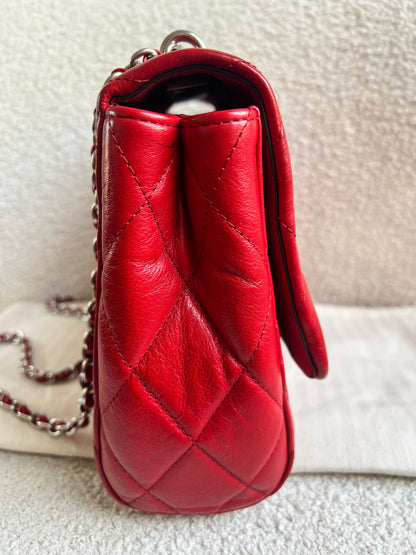 Mulberry Scarlet Red Quilted Medium Lily with Gold Hardware (RRP £1095)
