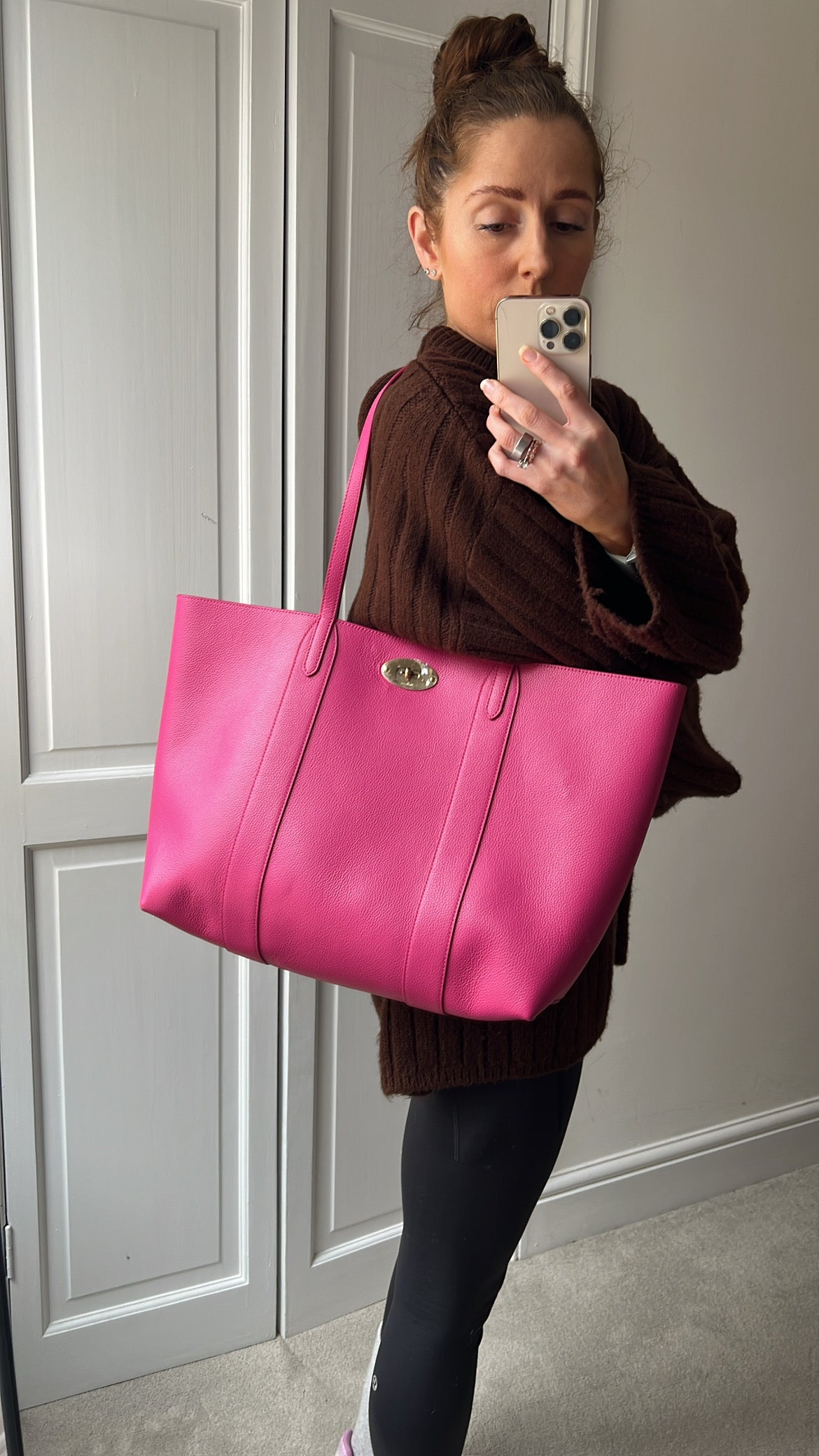 Mulberry Pink Bayswater Tote (RRP £845)
