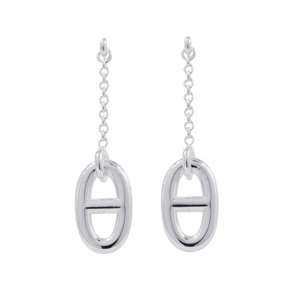 HERMES Chaine d'Ancre Farandole Earrings SV925