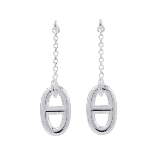 HERMES Chaine d'Ancre Farandole Earrings SV925