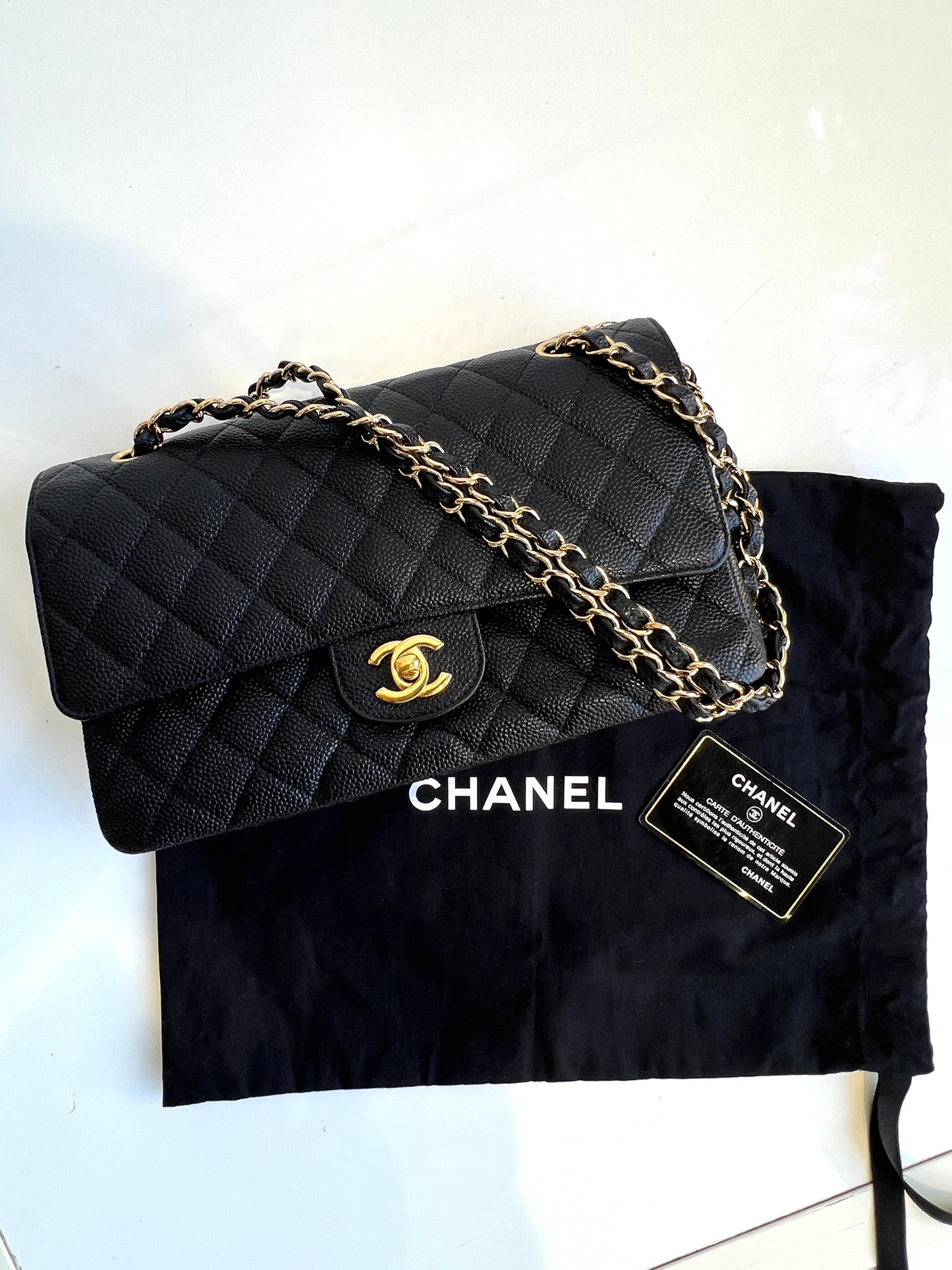 Caviar Medium Double Flap Bag