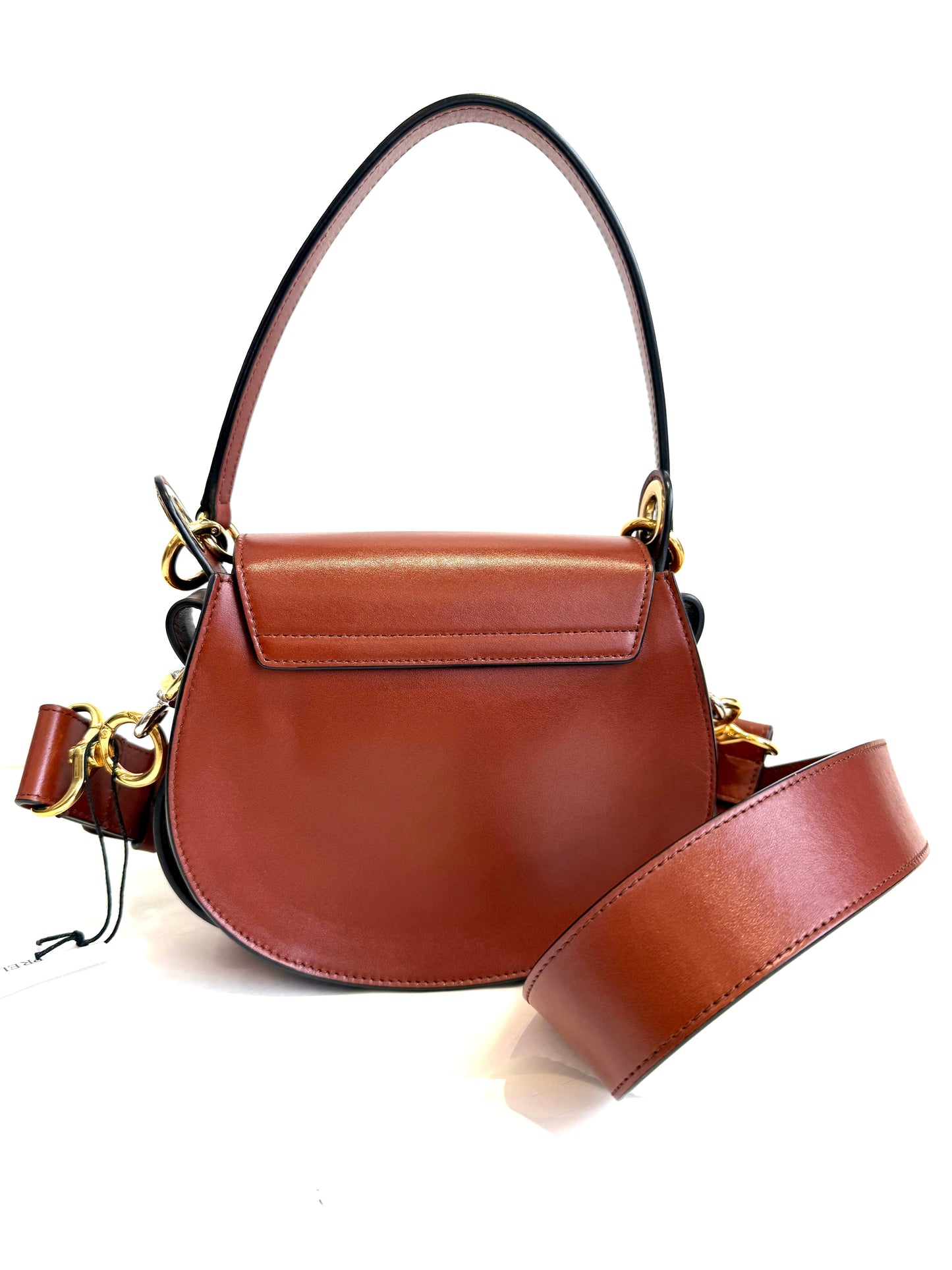 Tess Small Crossbody Bag in Sepia Brown