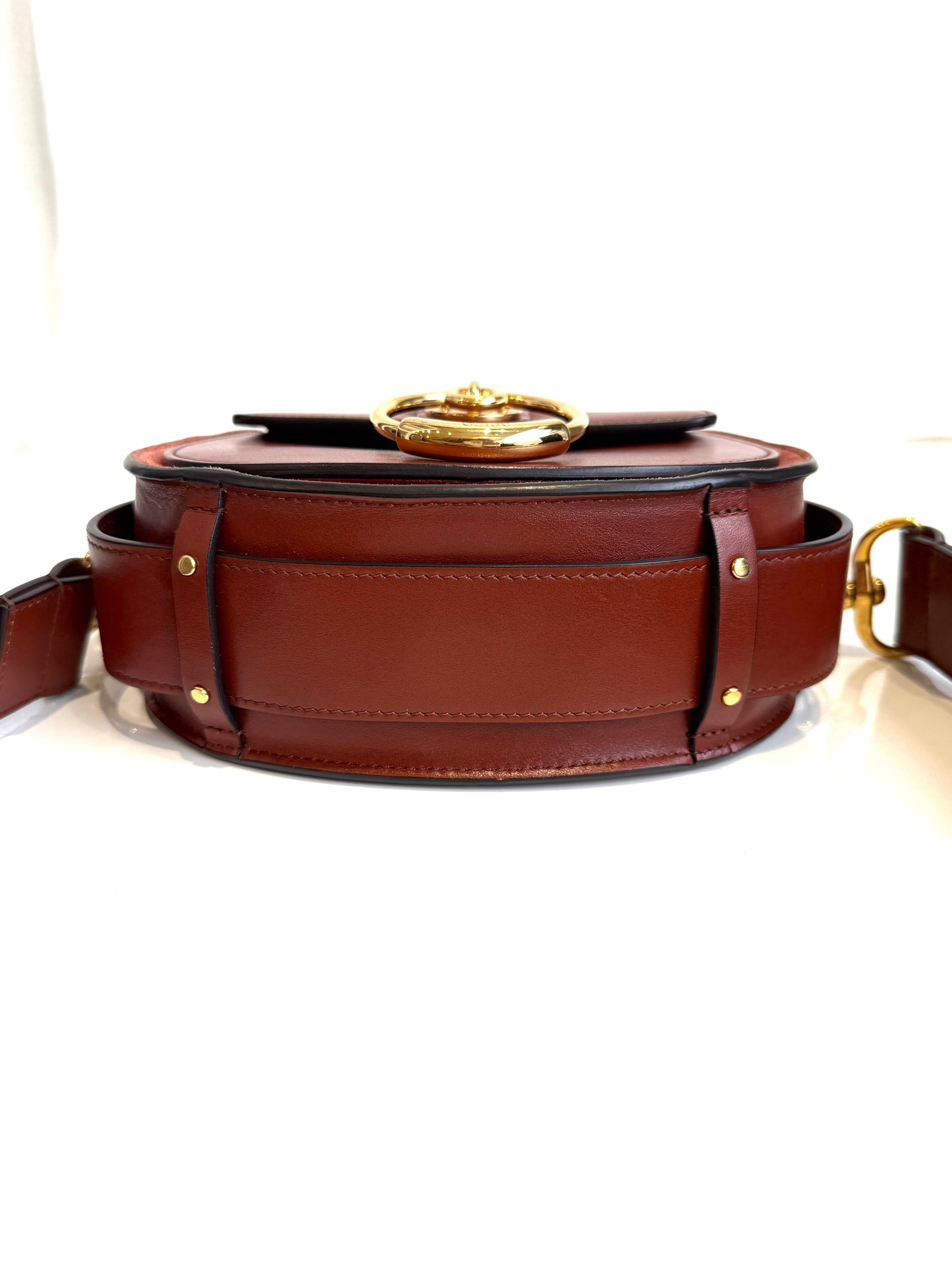 Tess Small Crossbody Bag in Sepia Brown