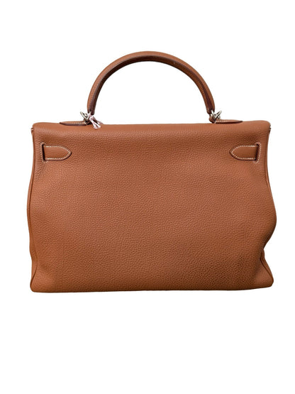Kelly 40 Gold Togo Leather and Palladium Hardware
