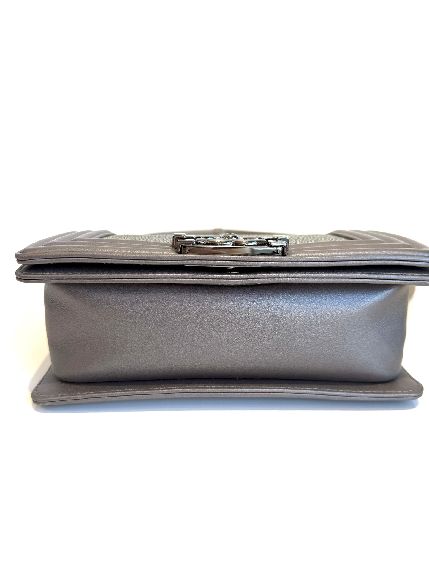 Small Boy Bag Stingray Grey