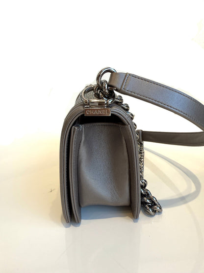 Small Boy Bag Stingray Grey