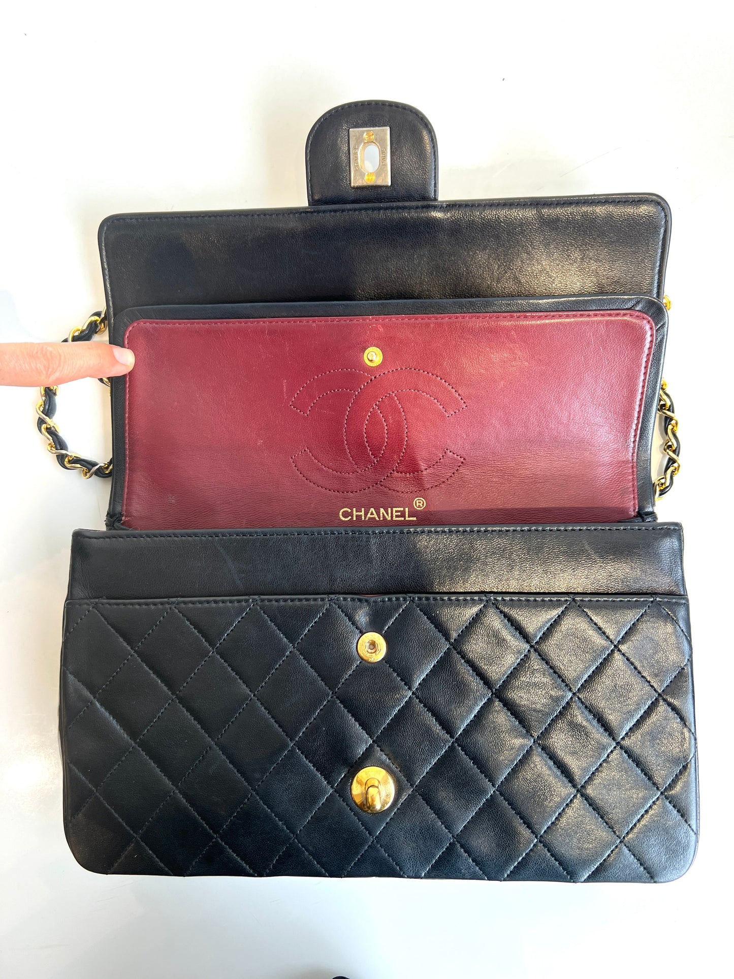 CLASSIC DOUBLE FLAP MEDIUM VINTAGE