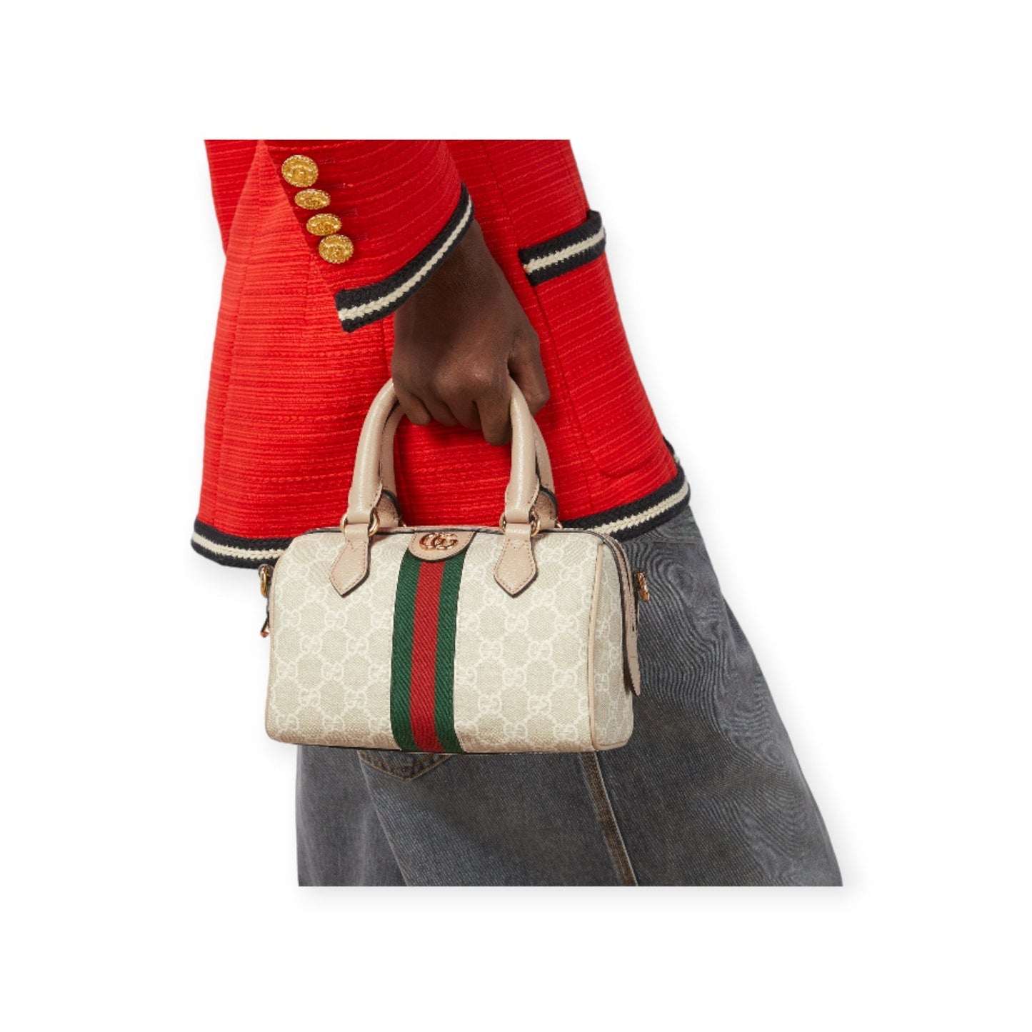 Ophidia small boston bag
