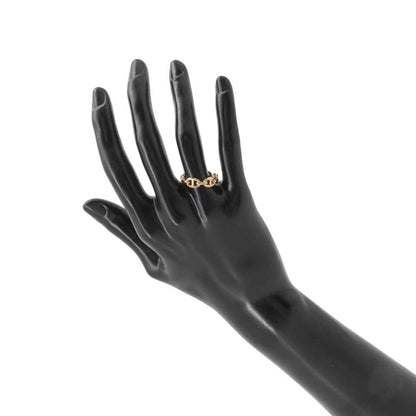 HERMES Chaine d'Ancre Anchene Ring Size PM/55/#15 18K Pink Gold