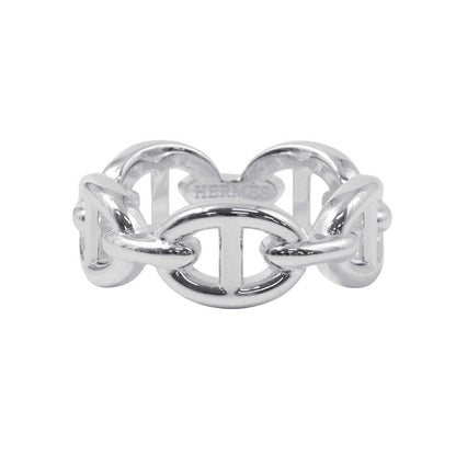 HERMES Chaine d'Ancre Anchene Ring Size 49 SV925