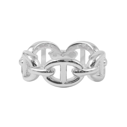 HERMES Chaine d'Ancre Anchene Ring Size 49 SV925