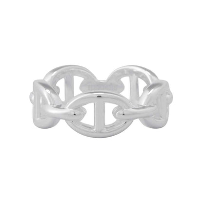 HERMES Chaine d'Ancre Anchene Ring Size PM/#53 SV925