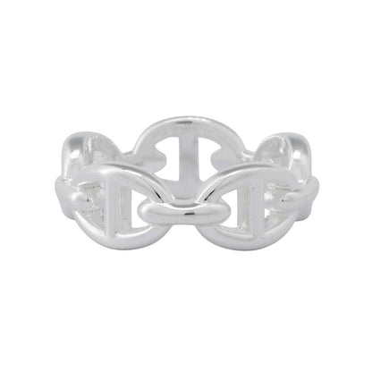 HERMES Chaine d'Ancre Anchene Ring Size PM/#53 SV925
