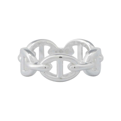 HERMES Chaine d'Ancre Anchene Ring Size PM/#53 SV925