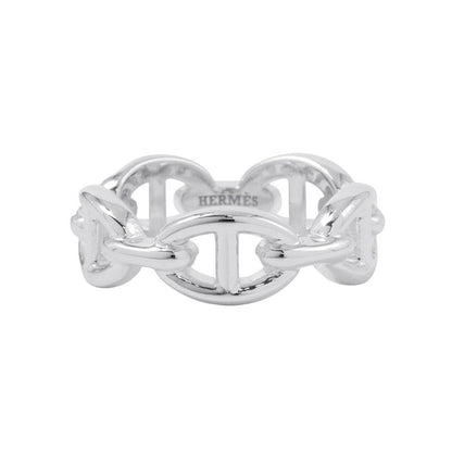 HERMES Chaine d'Ancre Anchene Ring Size PM/#54 SV925