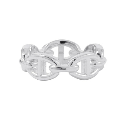 HERMES Chaine d'Ancre Anchene Ring Size PM/#54 SV925
