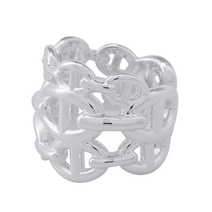 HERMES Chaine d'Ancre Anchene Ring Size GM/53 SV925