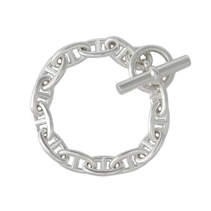 HERMES Chaine d'Ancre Bracelet 13 frames Size GM SV925