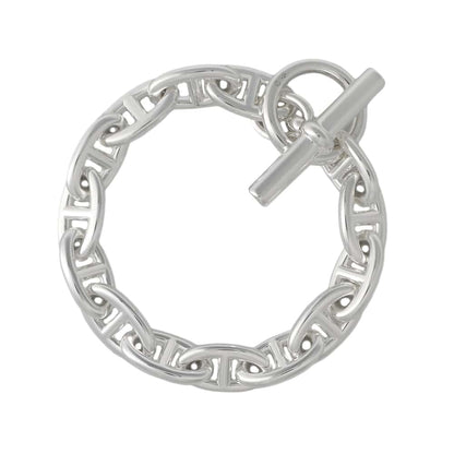 HERMES Chaine d'Ancre Bracelet 14 frames Size GM SV925