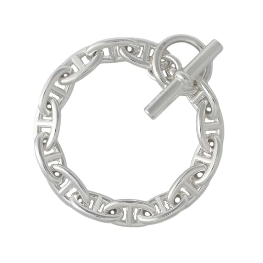 HERMES Chaine d'Ancre Bracelet 14 frames Size GM SV925
