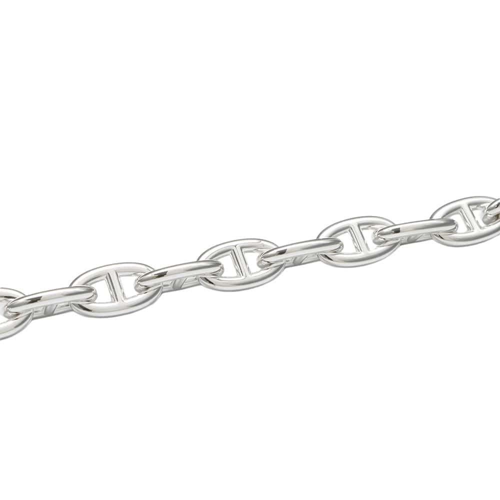 HERMES Chaine d'Ancre Bracelet 14 frames Size GM SV925