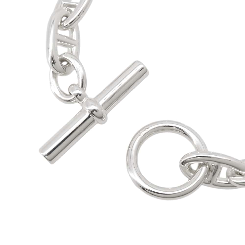 HERMES Chaine d'Ancre Bracelet 14 frames Size GM SV925